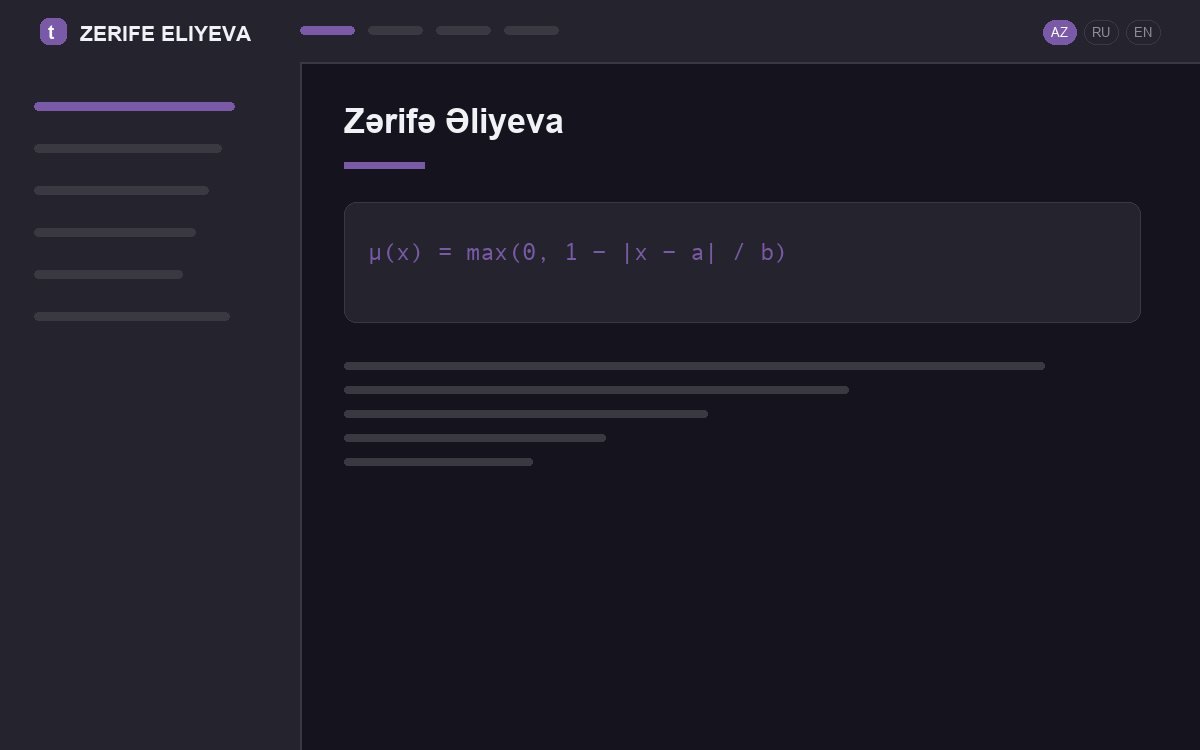 Design mock-up of the site