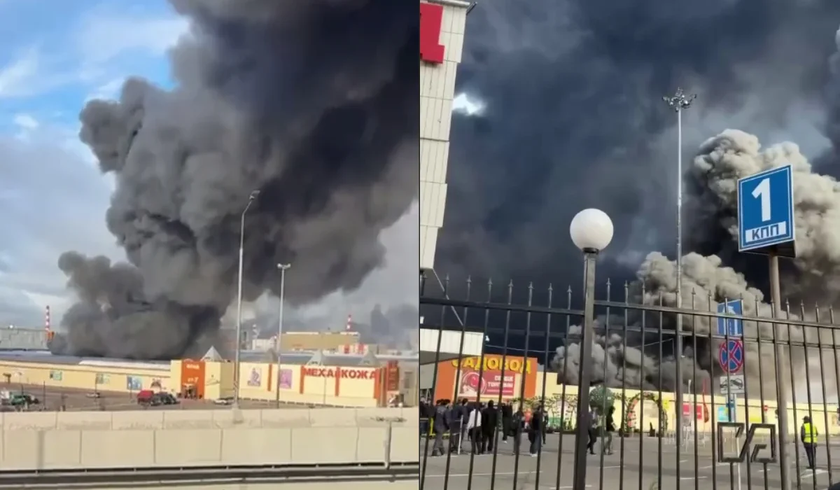 Sadovod Shopping Complex in Moscow Damaged by Drone Attack
