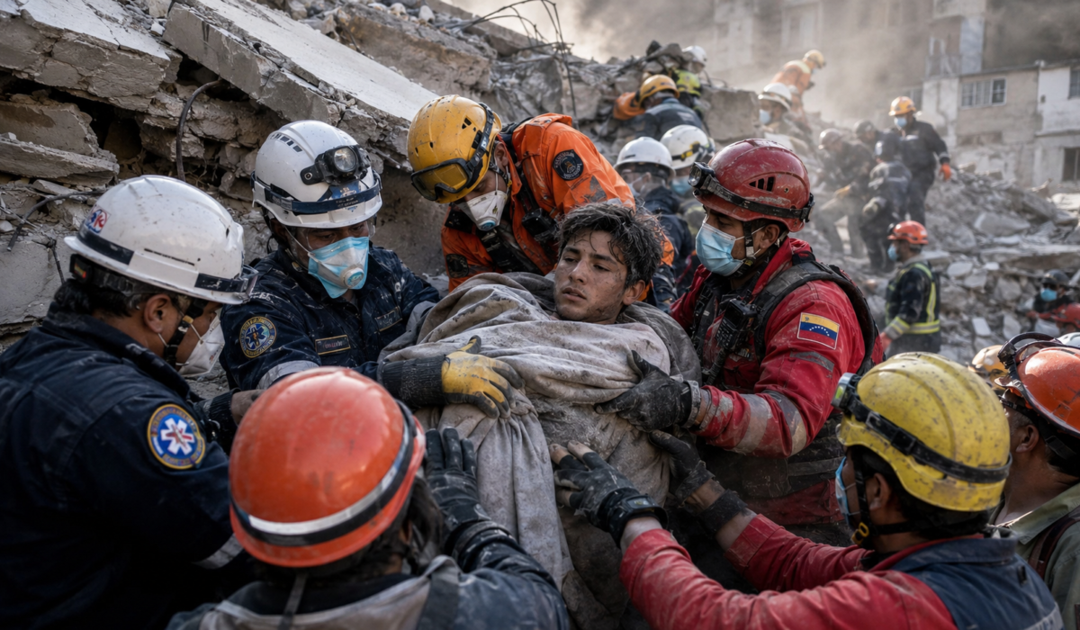 21-Year-Old Man Rescued in Venezuela 5 Days After Earthquake