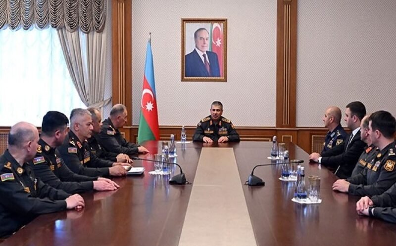 Zakir Həsənov yeni generallara rütbələrini təqdim edib