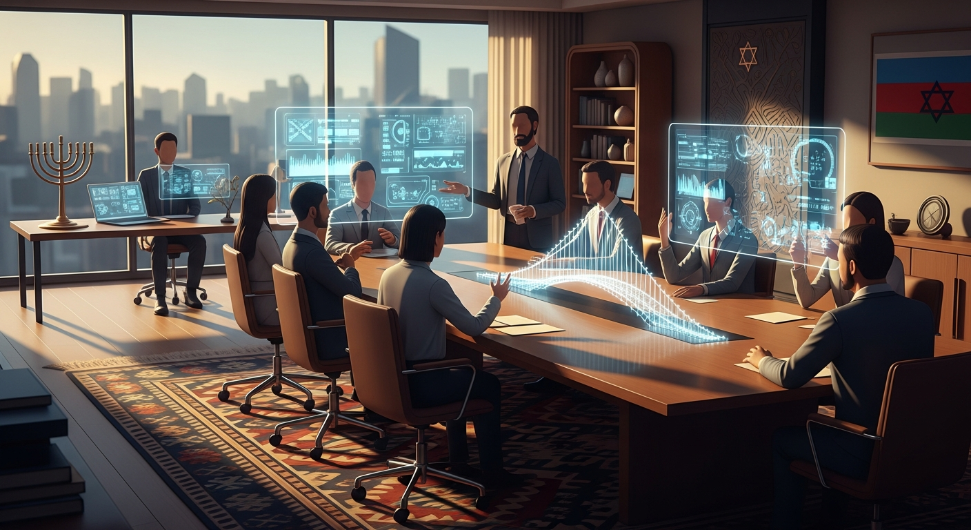 Azerbaijani Delegation Learns Israel’s Tech Success Secrets at Peres Center
