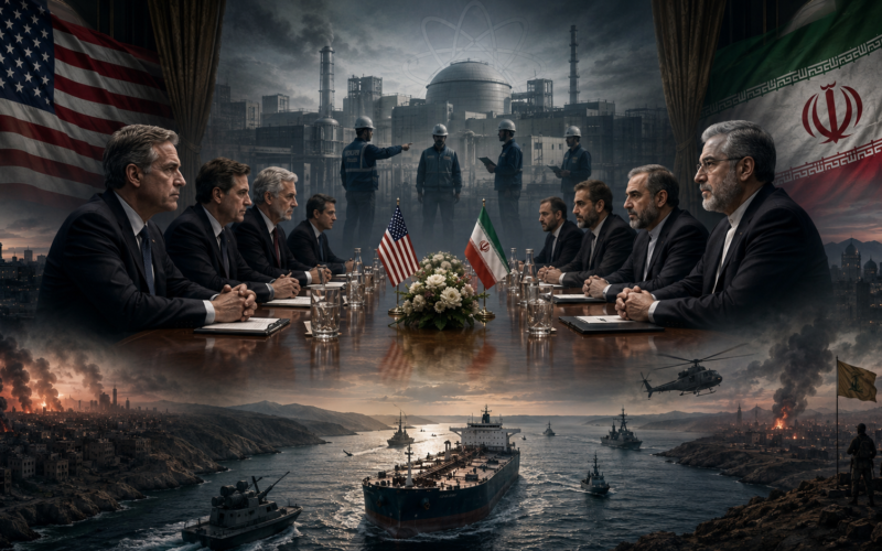 Hamas representatives and mediators in Cairo