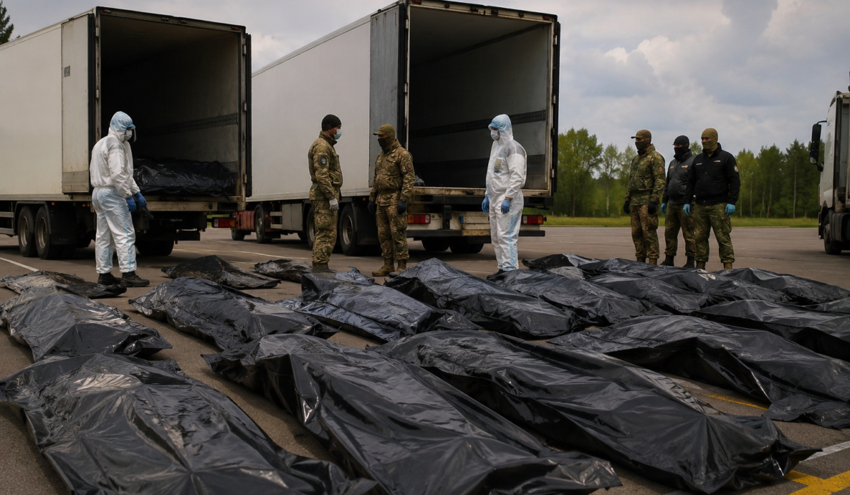 Russia and Ukraine exchange bodies of 501 to 31
