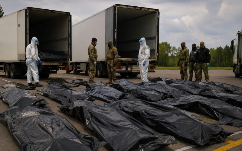 Russia and Ukraine exchange bodies of 501 to 31