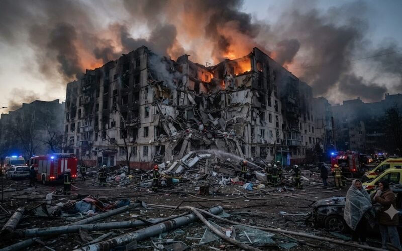 Россия нанесла очередной массированный воздушный удар по Украине