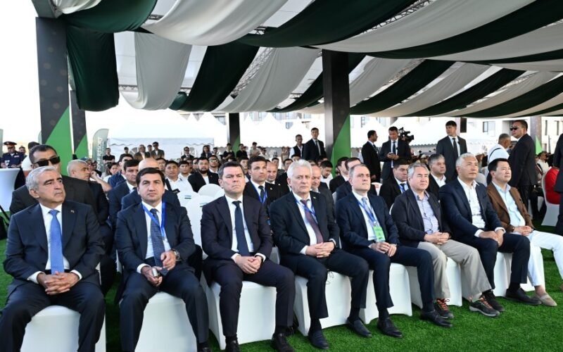 Ilham Aliyev attends Golf Club opening in Kyrgyzstan with counterparts