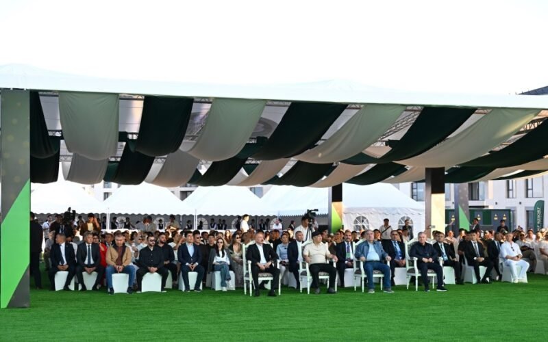 Ilham Aliyev attends Golf Club opening in Kyrgyzstan with counterparts