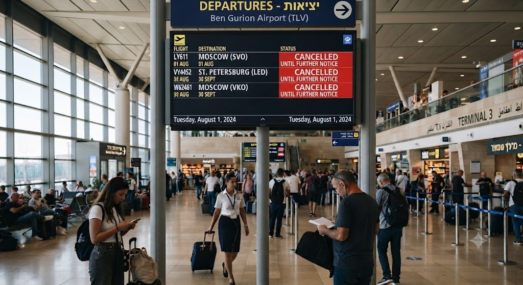El Al extends suspension of flights to Russia until September