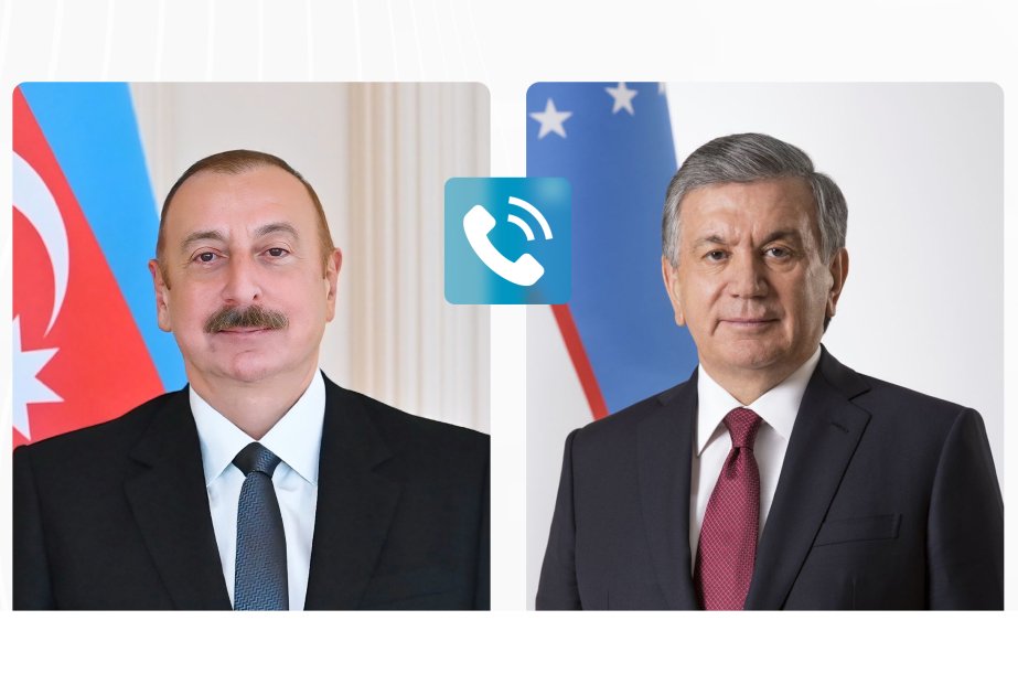 Ilham Aliyev and Shavkat Mirziyoyev