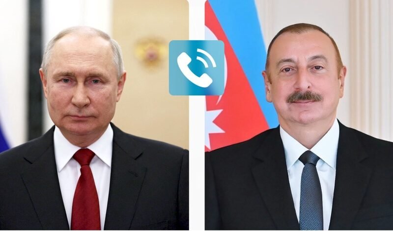 Ильхам Алиев и Владимир Путин провели телефонный разговор