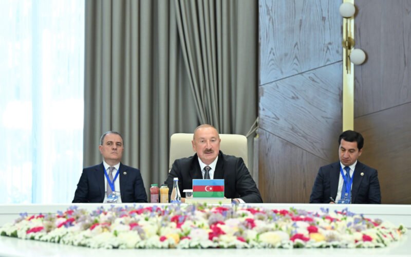 Heads of State of Azerbaijan and Central Asian countries in Cholpon-Ata
