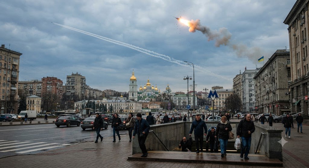 Воздушная тревога в Киеве