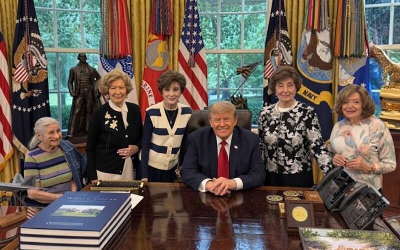 Trump Meets Holocaust Survivors at White House