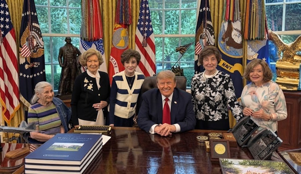 Trump Meets Holocaust Survivors at White House