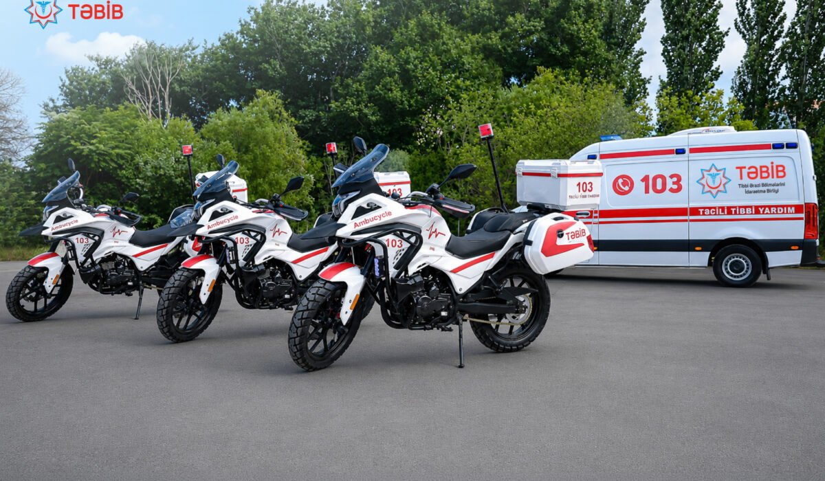 Мотоцикл скорой помощи Ambucycle в Баку
