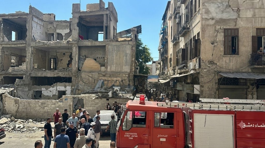 Dəməşqin mərkəzində güclü partlayış: 4 ölü, 11 yaralı var