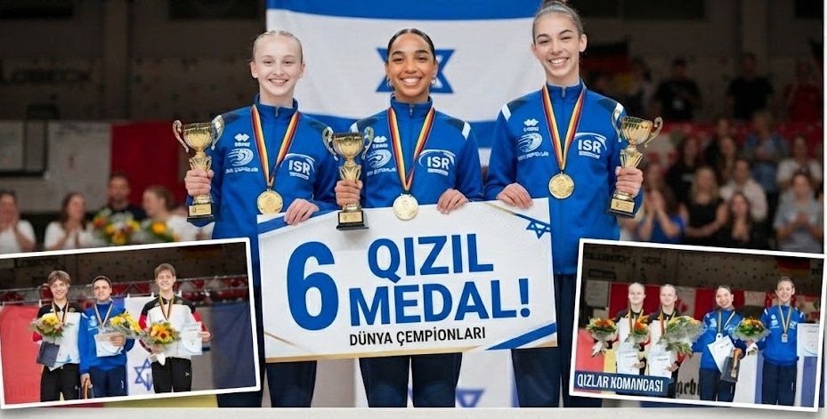 Israeli athletes win 6 gold medals at world championship