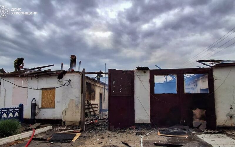Aftermath of the Russian airstrike in Pavlohrad