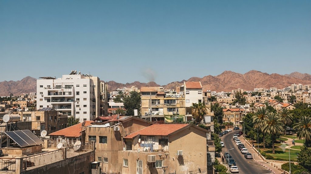 Air raid sirens in Eilat