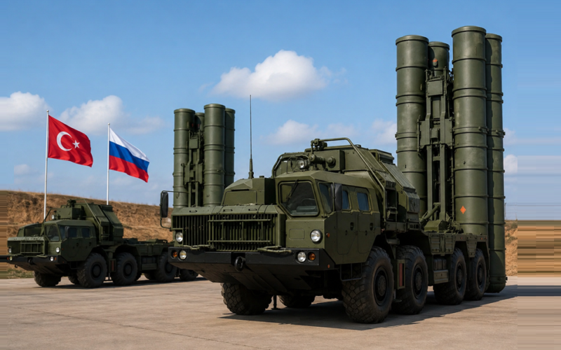 Флаги Ирана и США на фоне символов конфликта на Ближнем Востоке