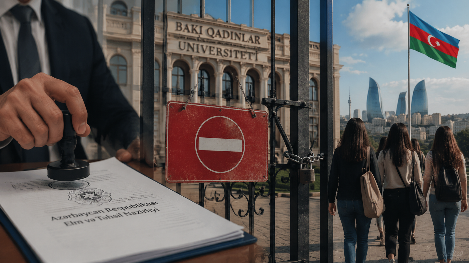 Educational activities suspended at Baku Girls' University