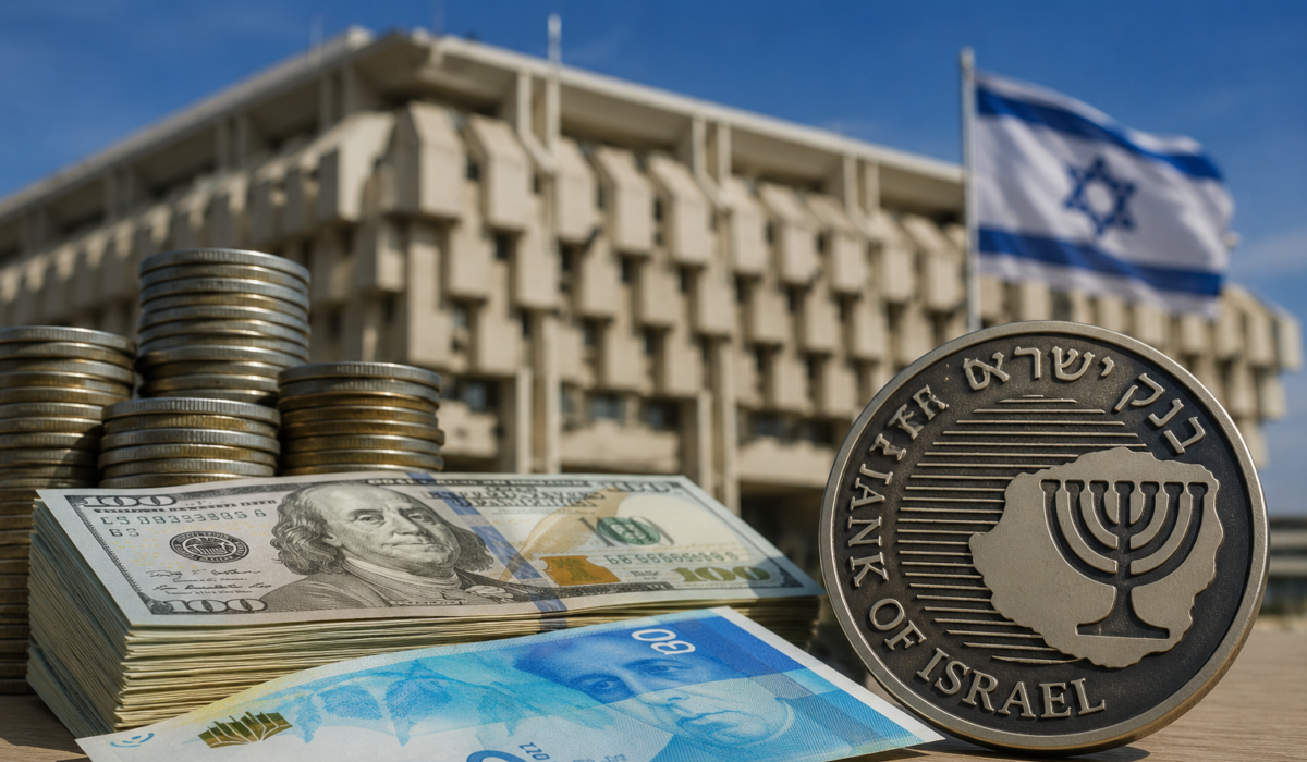 Bank of Israel launches $1 billion currency intervention