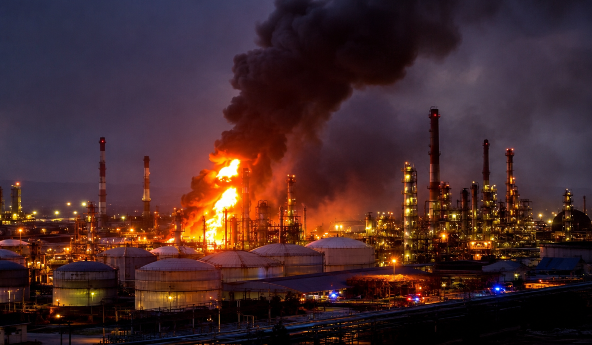 Украина нанесла удар по крупному нефтеперерабатывающему заводу России
