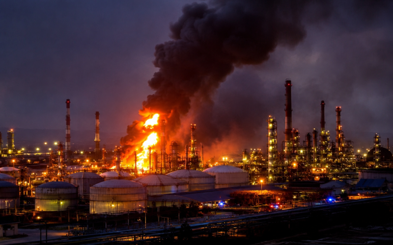 Украина нанесла удар по крупному нефтеперерабатывающему заводу России