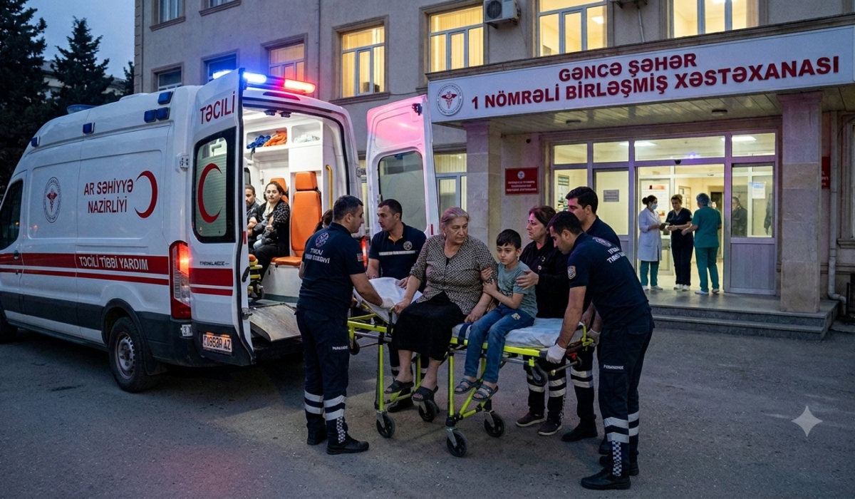 Seven people who suffered food poisoning in Ganja have been hospitalized