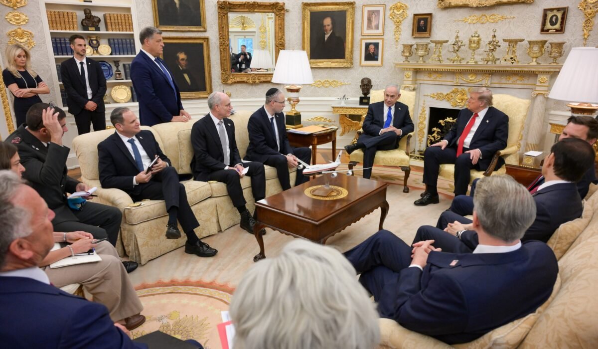 В Белом доме началась встреча Трампа и Нетаньяху