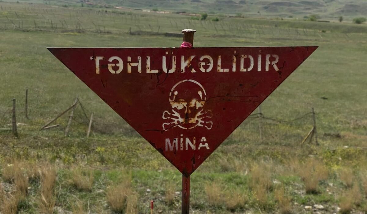 Demining equipment provided by China to Azerbaijan