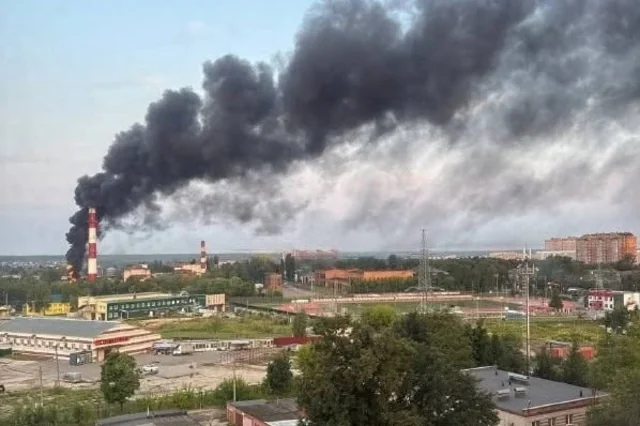 Massive UAV attack on Moscow: fires at industrial facilities