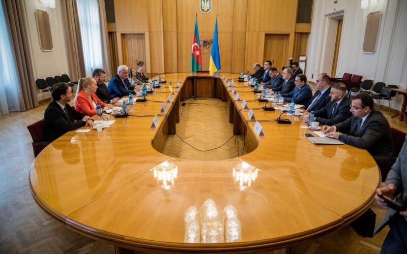 Встреча министров иностранных дел Азербайджана и Украины в Киеве