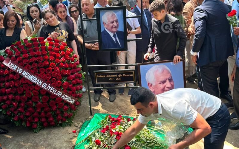 Нариман Гасанзаде похоронен на Первой Аллее почетного захоронения