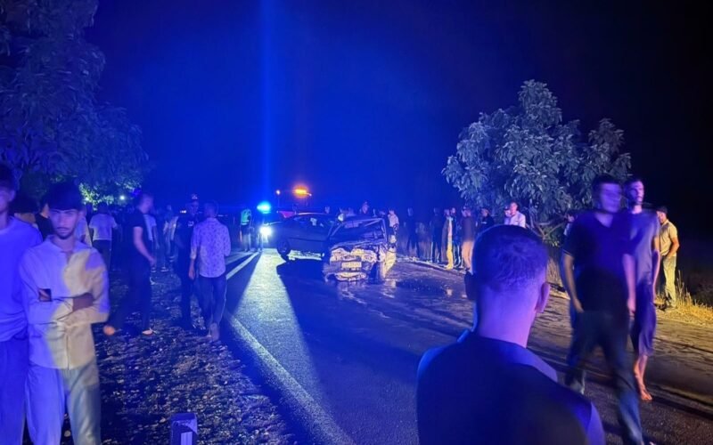 Zaqatalada iki avtomobil toqquşub: Ölən və xəsarət alan var
