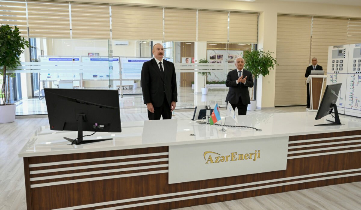 Ilham Aliyev attends opening of Yeni Sangachal substation