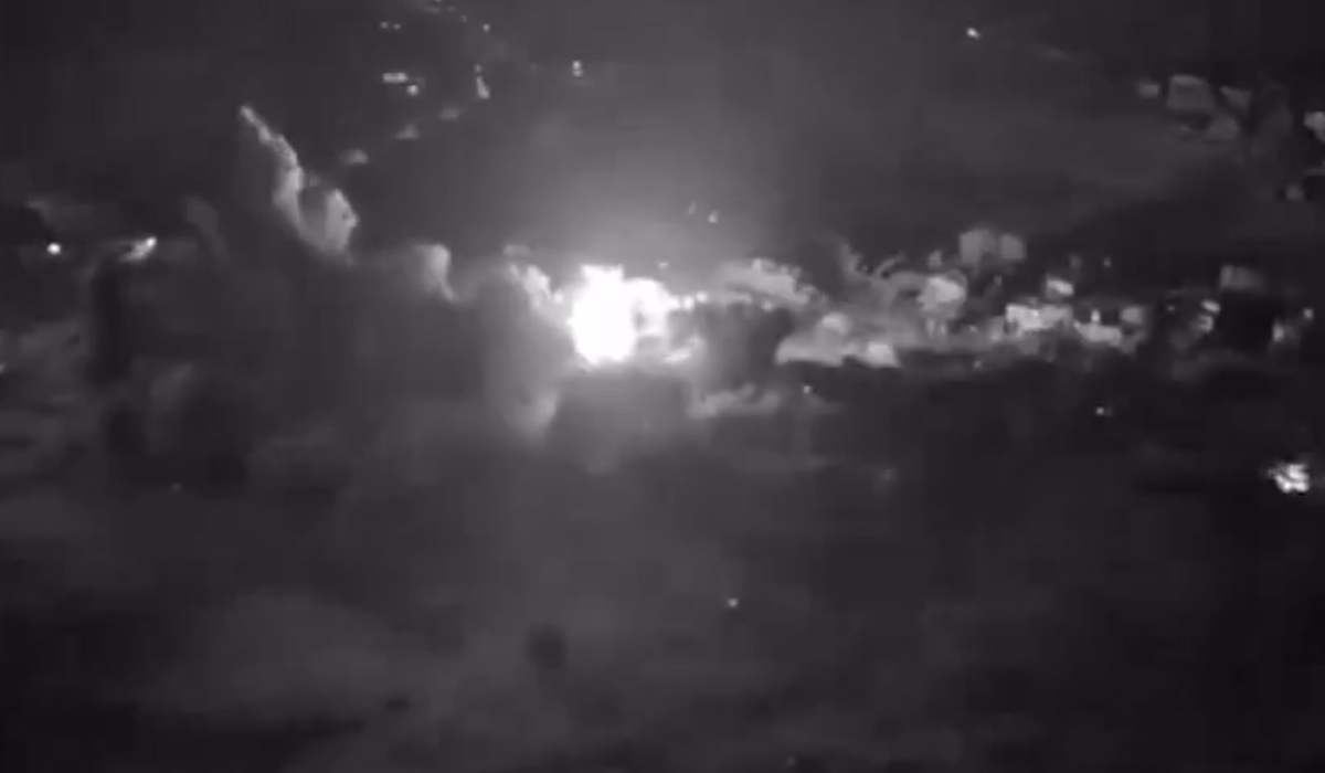 Israeli military operation zone in southern Lebanon
