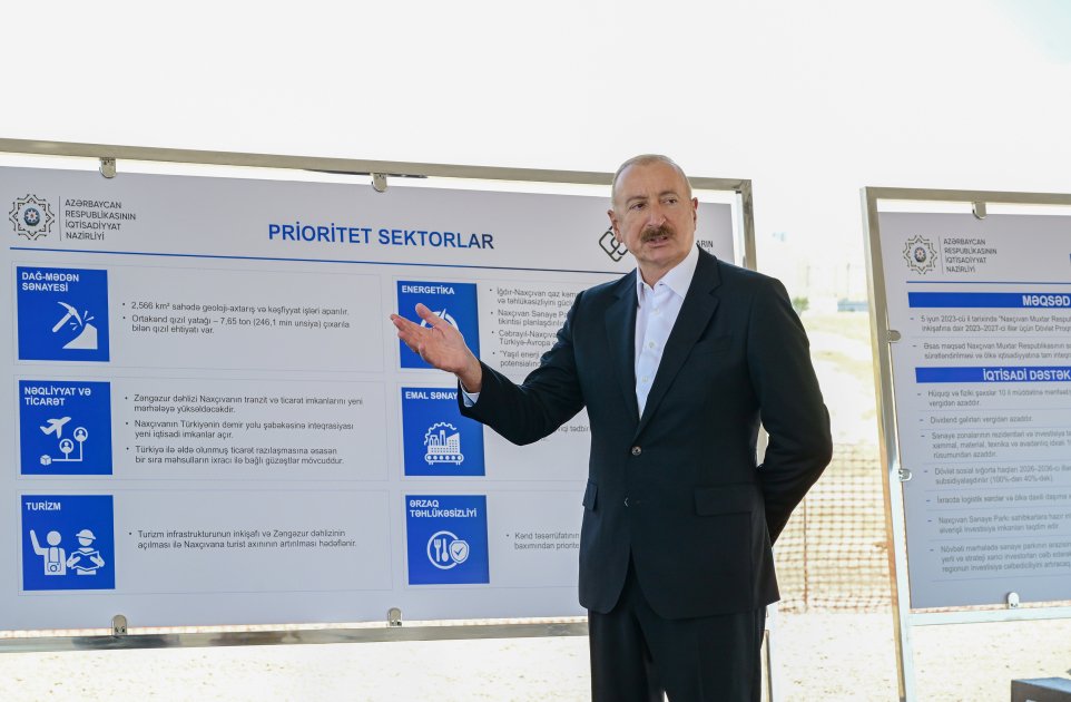 İlham Əliyevin Naxçıvan səfəri: Hansı layihələrin təməli qoyuldu, hansı obyektlər açıldı?