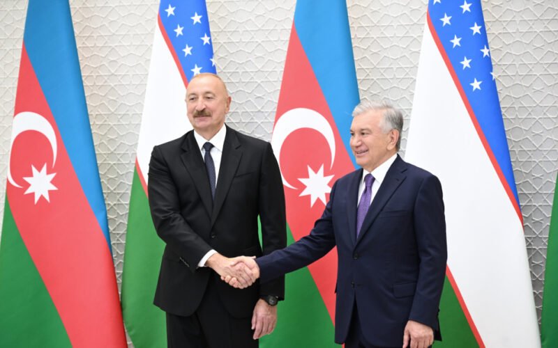 Daşkənddə İlham Əliyevin rəsmi qarşılanma mərasimi olub