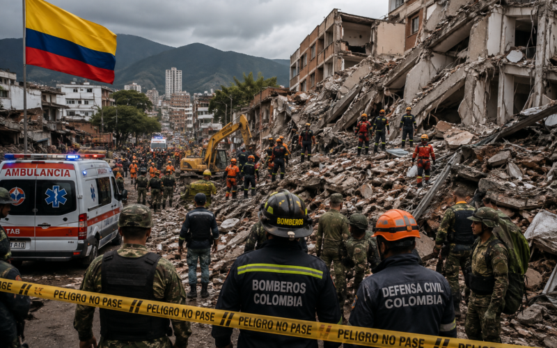 Death toll from earthquake in Colombia exceeds 200