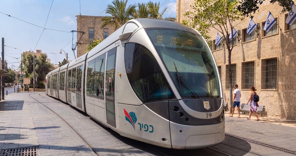 Yerusəlimdə yeni tramvay xətti: Malha şəhər mərkəzinə bağlanır
