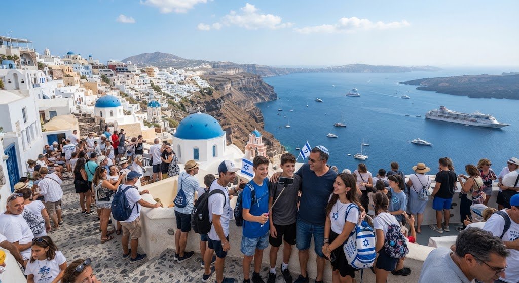 Yunanıstana gedən israilli turistlərin sayı rekord həddə çatıb