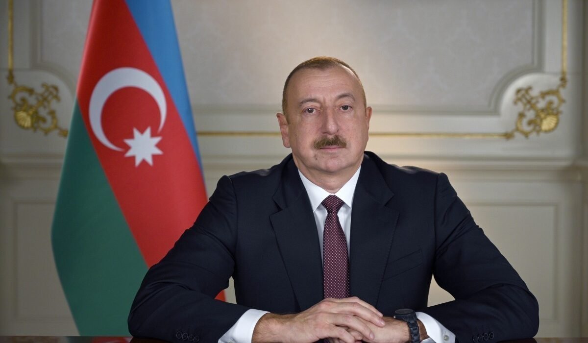 Azərbaycan Prezidenti İlham Əliyev rəsmi tədbir zamanı