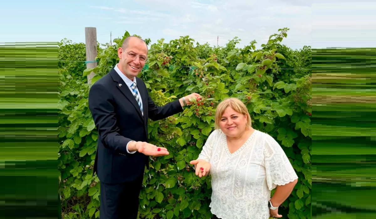 Israeli Ambassador Ronen Krausz visiting Ganja, Azerbaijan