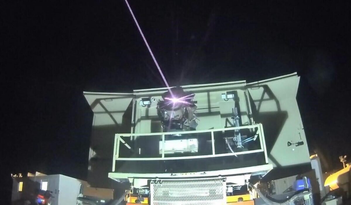 Israel's Iron Beam high-energy laser defense system