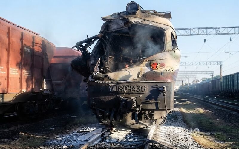 Russian drone strikes Odesa-Dnipro passenger train in Ukraine