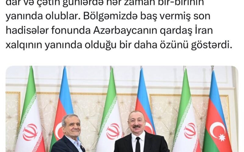 President of Azerbaijan Ilham Aliyev