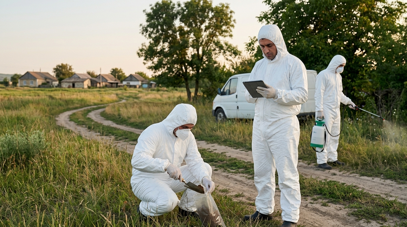 Building of the infectious disease department of a hospital in Azerbaijan