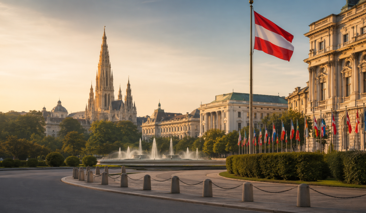 Diplomatic mission building and emergency services