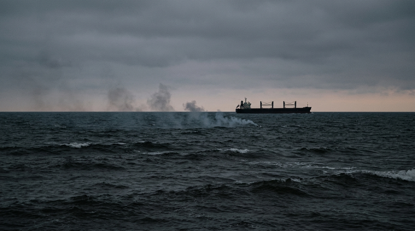 Cargo ship in the Black Sea